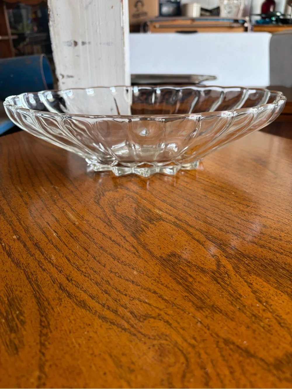 Clear Glass Serving Bowl - Home Dining